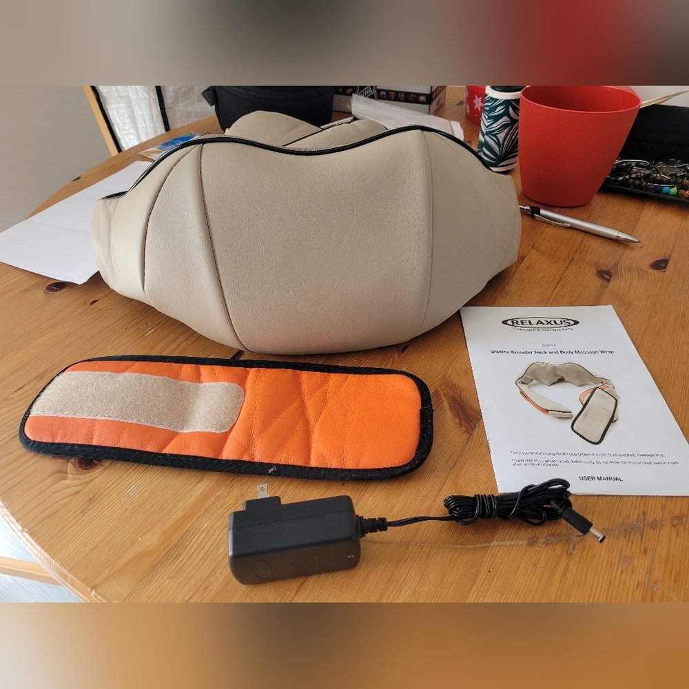Relaxus Shiatsu Kneader Neck and Body Massage Wrap